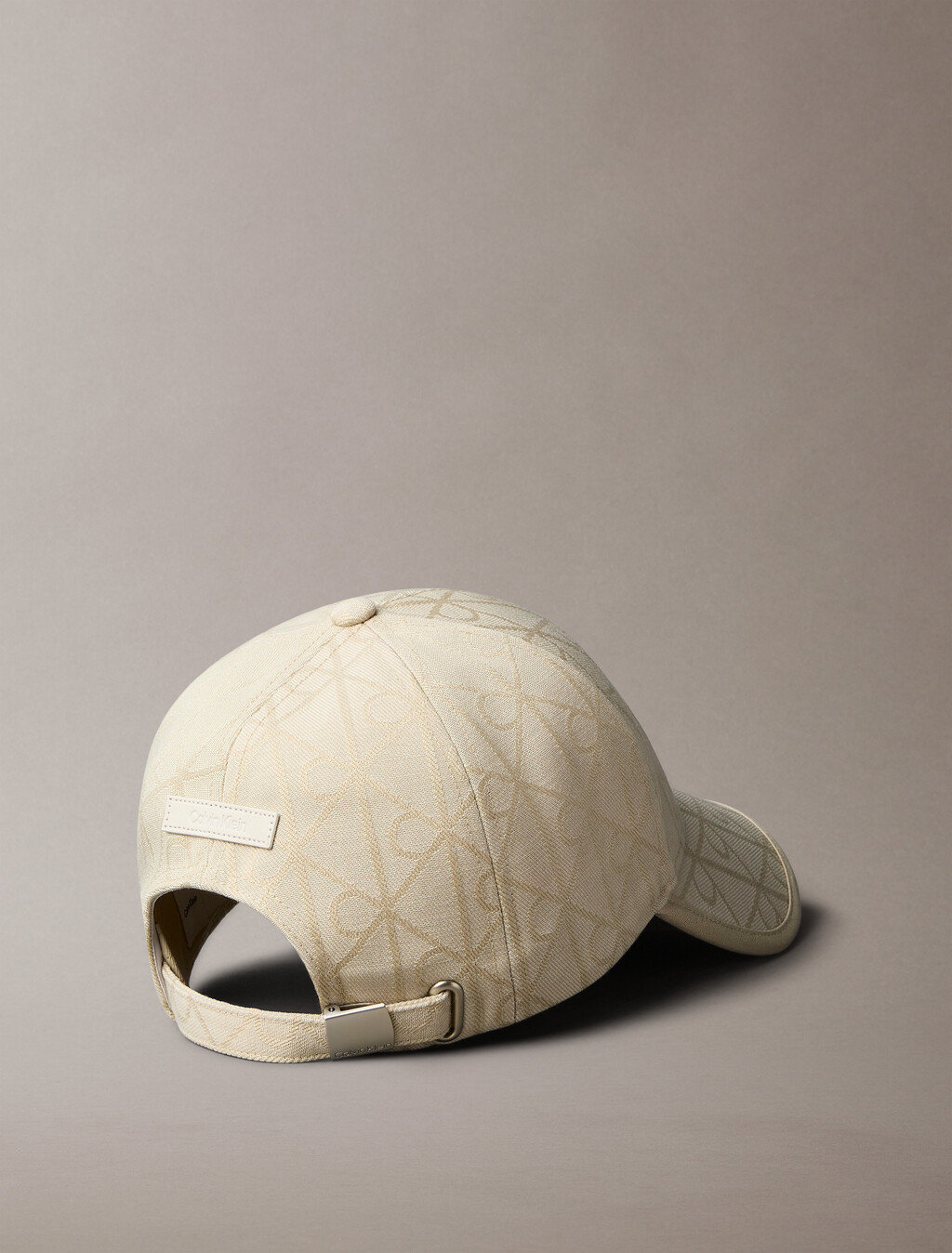 Logo Jacquard Twill Cap, MOONBEAM/BROWN RICE AOP, hi-res