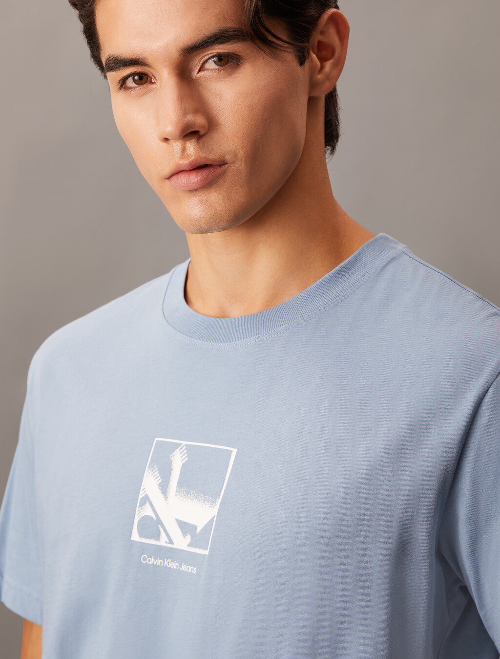 Graphic Logo T-shirt, Faded Denim, hi-res