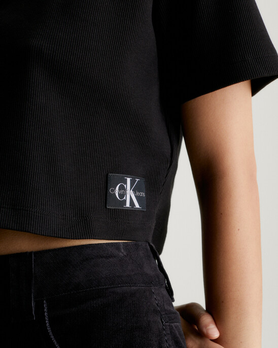 Relaxed Ribbed Polo Shirt