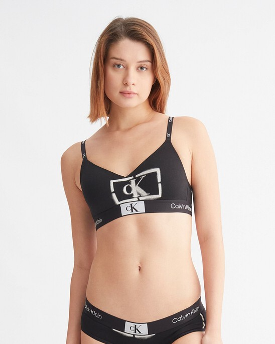 CALVIN KLEIN 1996 薄墊無鋼圈胸圍