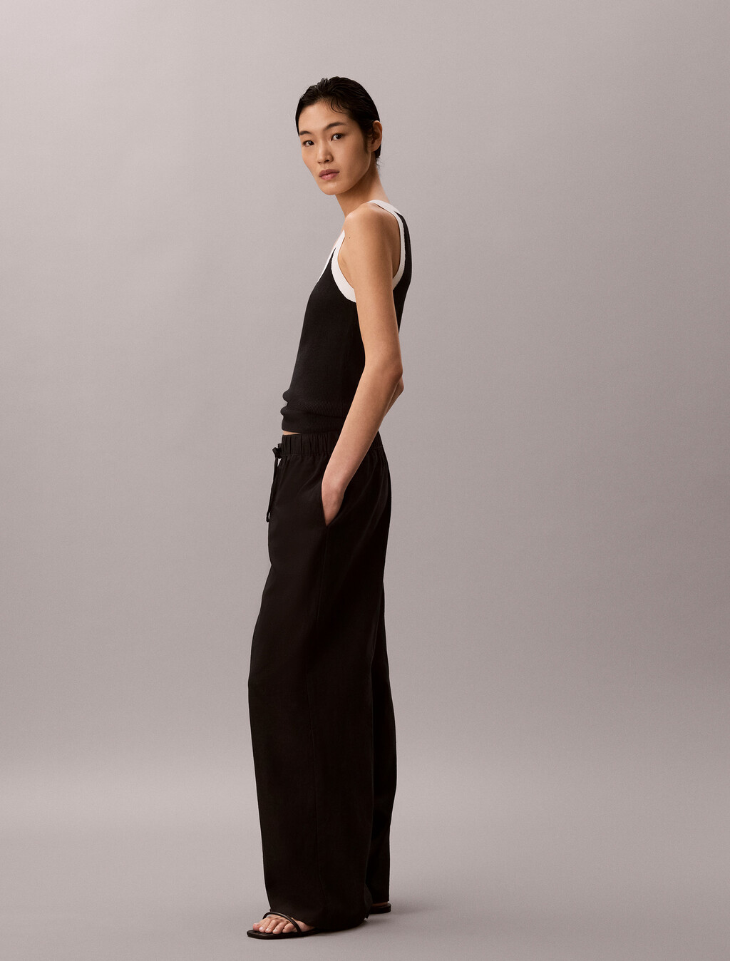 Monogram 標誌背心, Black, hi-res
