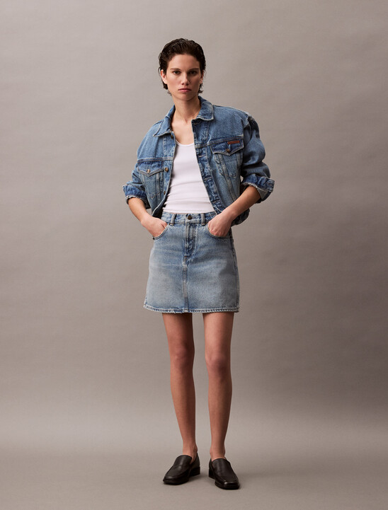 Denim Mini Skirt