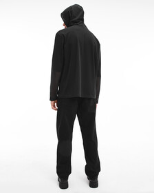 BLACK ARCHIVAL MONOGRAM 網眼連帽衛衣, Ck Black, hi-res