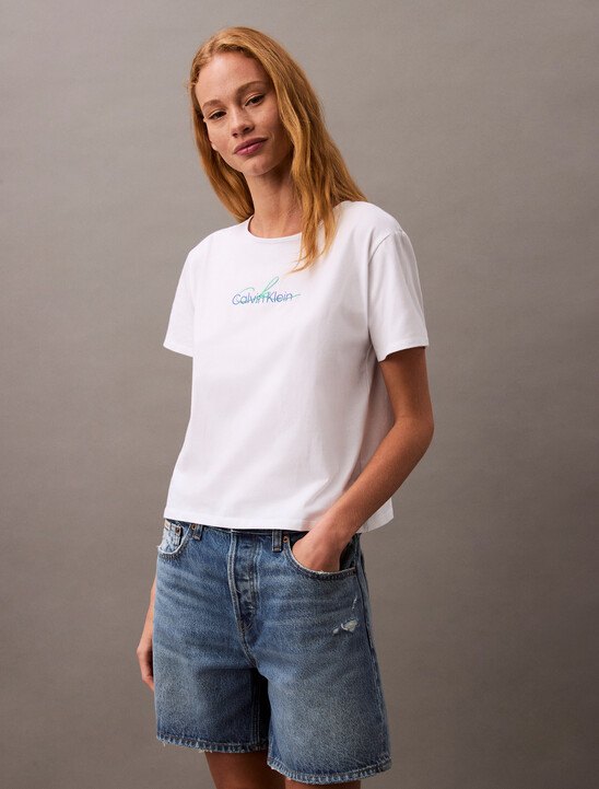 Slim Script Logo T-shirt