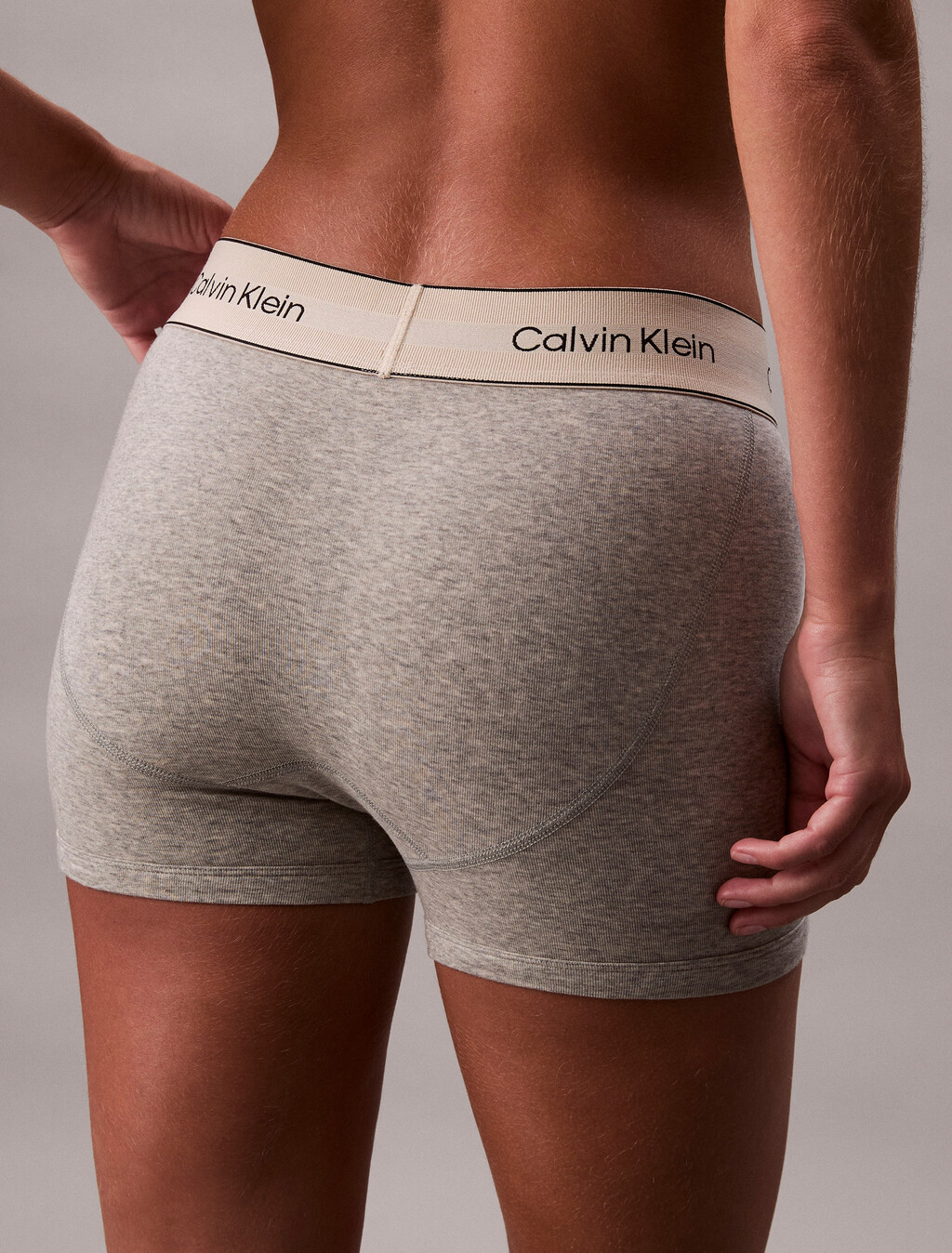 Boxer Briefs - Heritage Cotton Stretch, Grey Heather, hi-res
