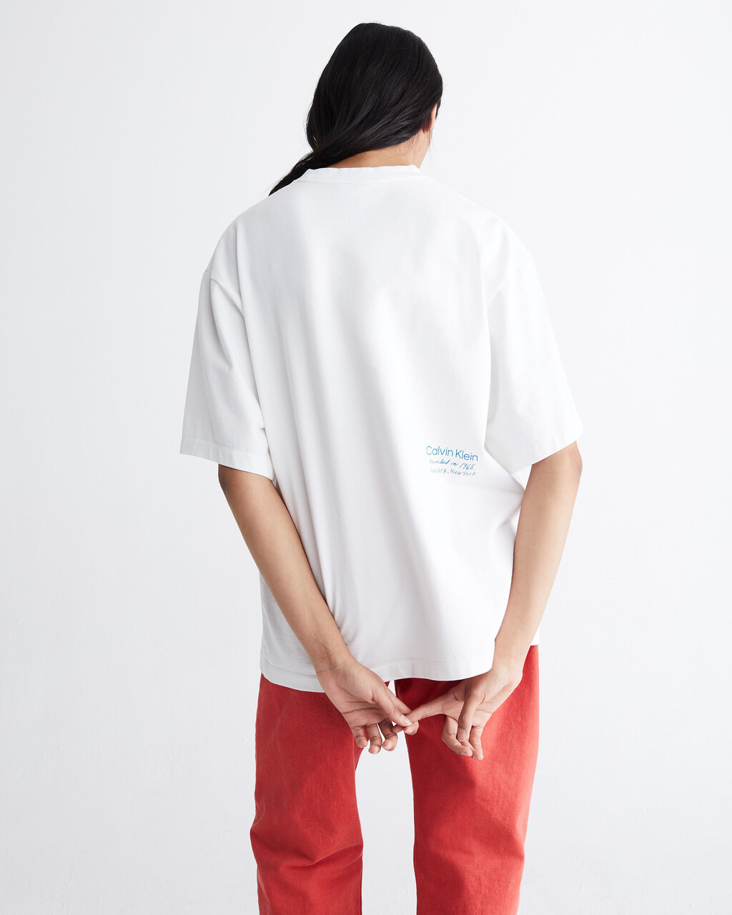 Standards Muscle Man 圖案 T 恤, BRILLIANT WHITE, hi-res