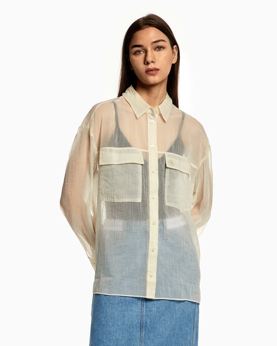 SHEER CHIFFON SHIRT