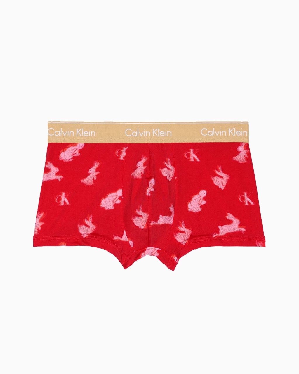 ALL OVER PRINT LOW RISE TRUNKS, LNY RABBIT PRINT+FLAME SCARLET, hi-res