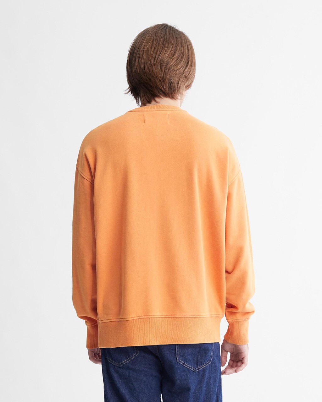 Naturals Mineral Dye Monologo Sweatshirt, Burnt Clay, hi-res