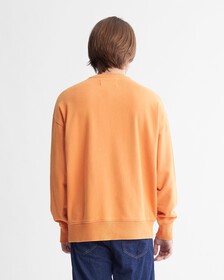 Naturals Mineral Dye Monologo Sweatshirt, Burnt Clay, hi-res