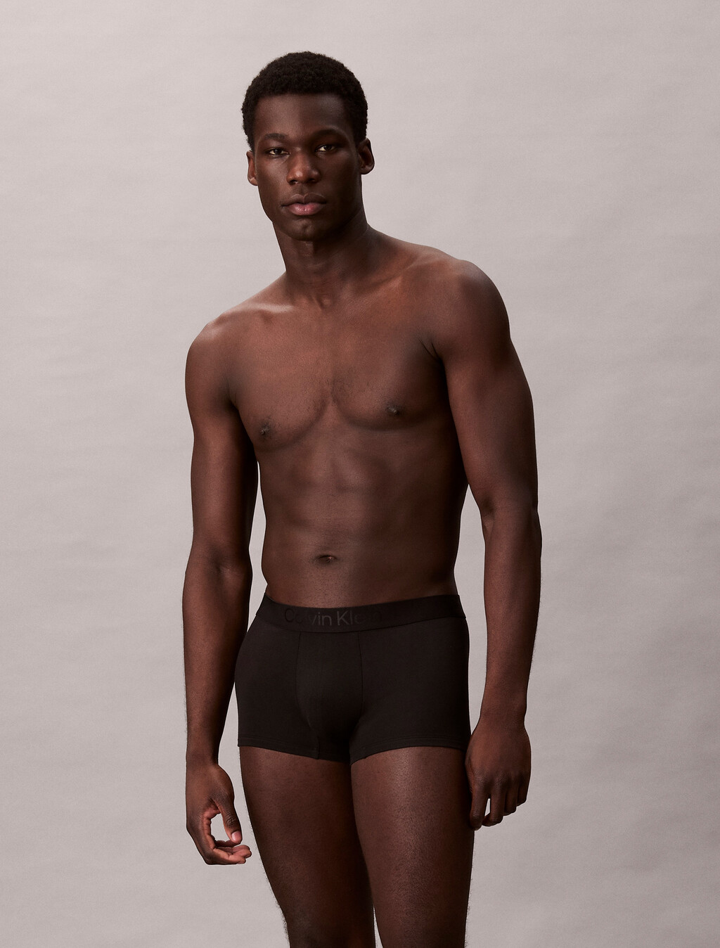 Trunks - CK Black Cotton, Black, hi-res