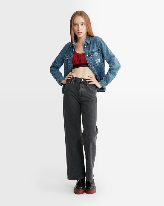 High Rise Wide Leg Jeans