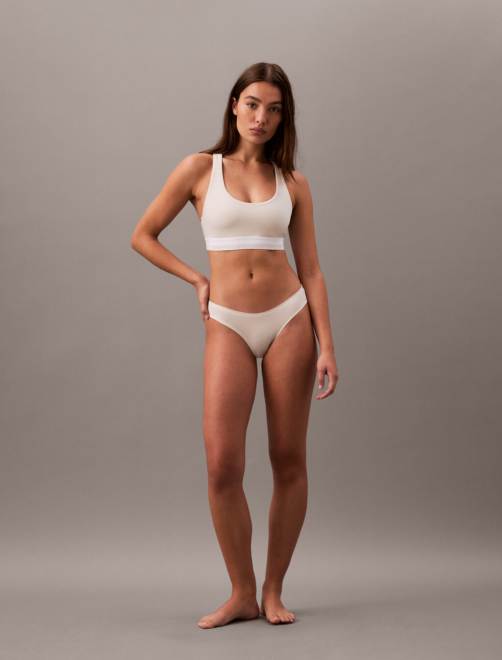 Icon Cotton Bikini, Chalk, hi-res