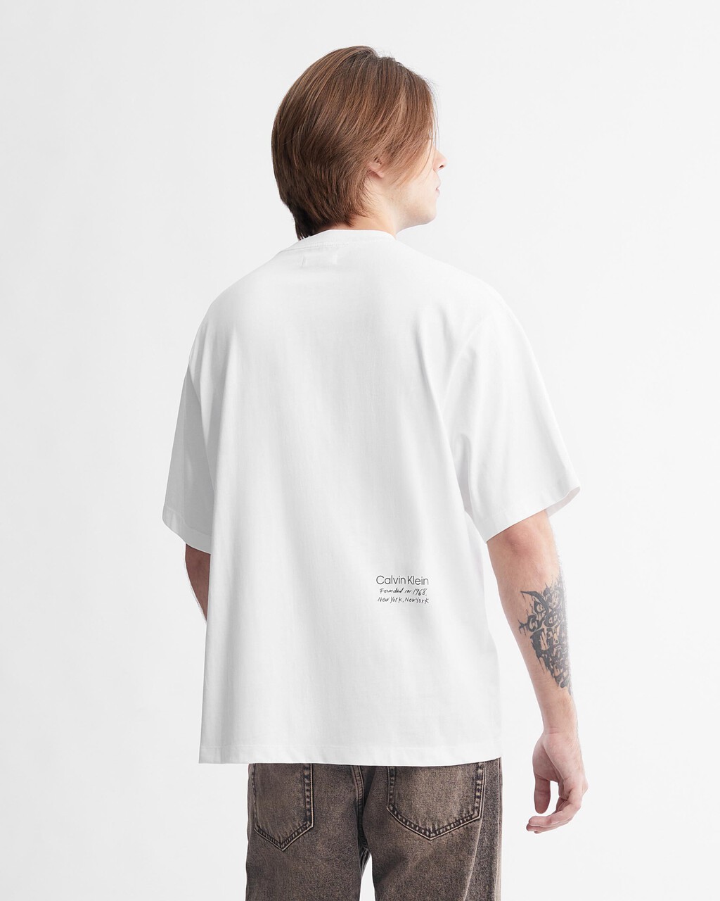 Standards Compact Cotton Crewneck T-Shirt, Brilliant White, hi-res