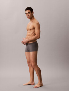 CK Black Low Rise Trunks, Grey Sky, hi-res