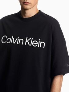 Unisex Bold Logo Institutional Tee, CK BLACK, hi-res