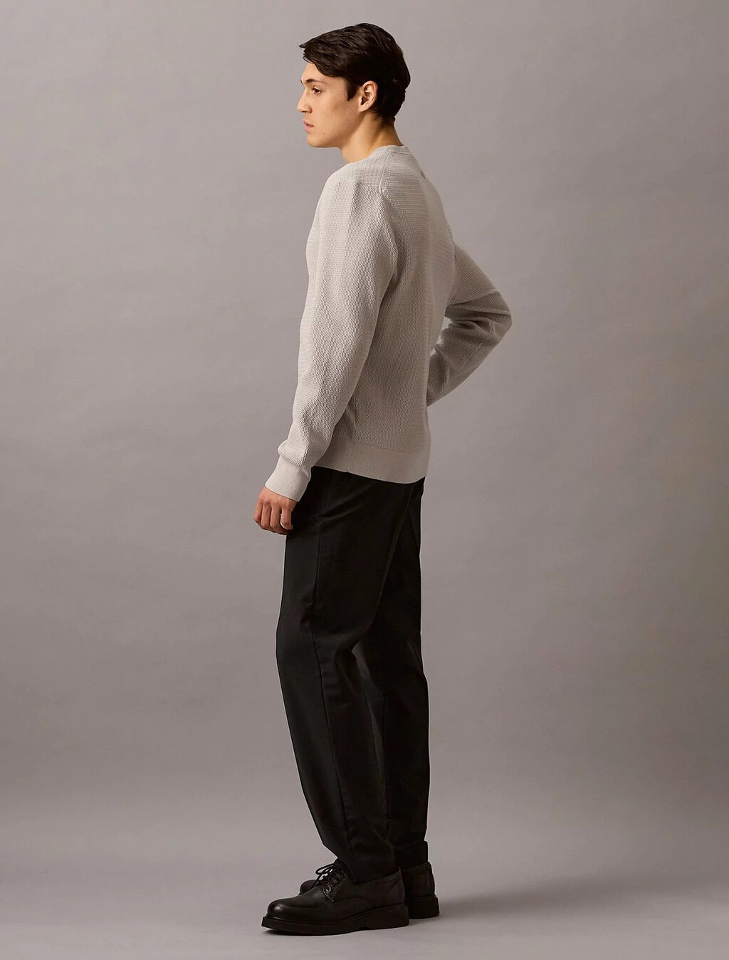 Textured Jumper, Silver Cloud, hi-res