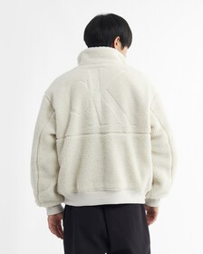 再造毛粒絨外套, Eggshell, hi-res