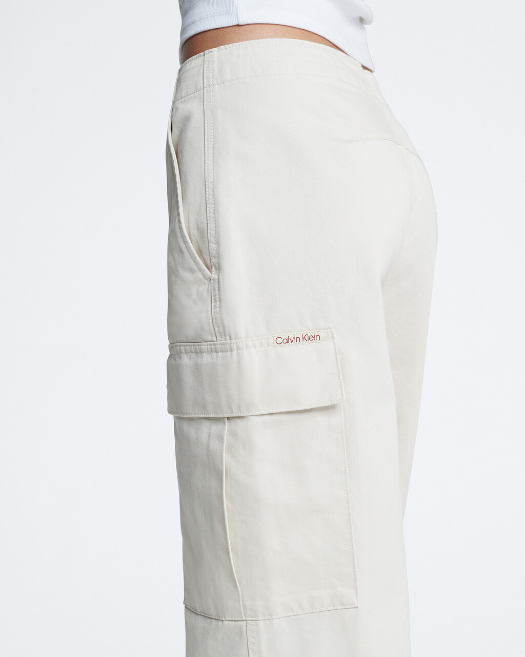 Wide Leg Cargo Pants, Almond Milk, hi-res