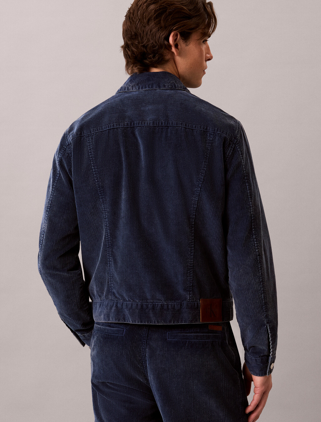 Washed Corduroy Trucker Jacket, Pageant Blue, hi-res