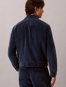 Washed Corduroy Trucker Jacket, Pageant Blue, hi-res