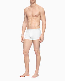 CK ONE PRINT MICRO LOW RISE TRUNKS, White, hi-res