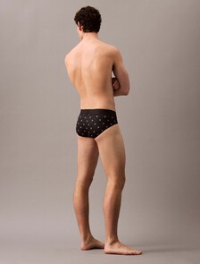 CK Established Hip Brief, DIAMOND LOGO_BLACK, hi-res