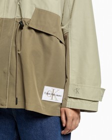 COLOR BLOCK UTILITY PARKA JACKET, Woodridge, hi-res