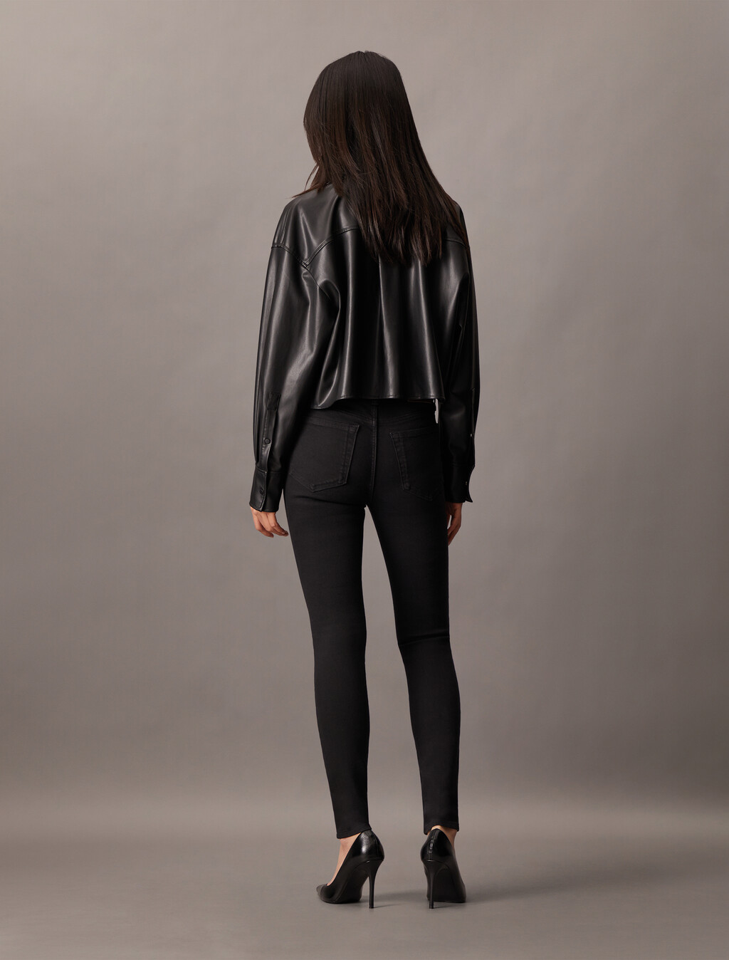 37.5 中腰緊身黑色牛仔褲, CK CLASSIC BLACK, hi-res