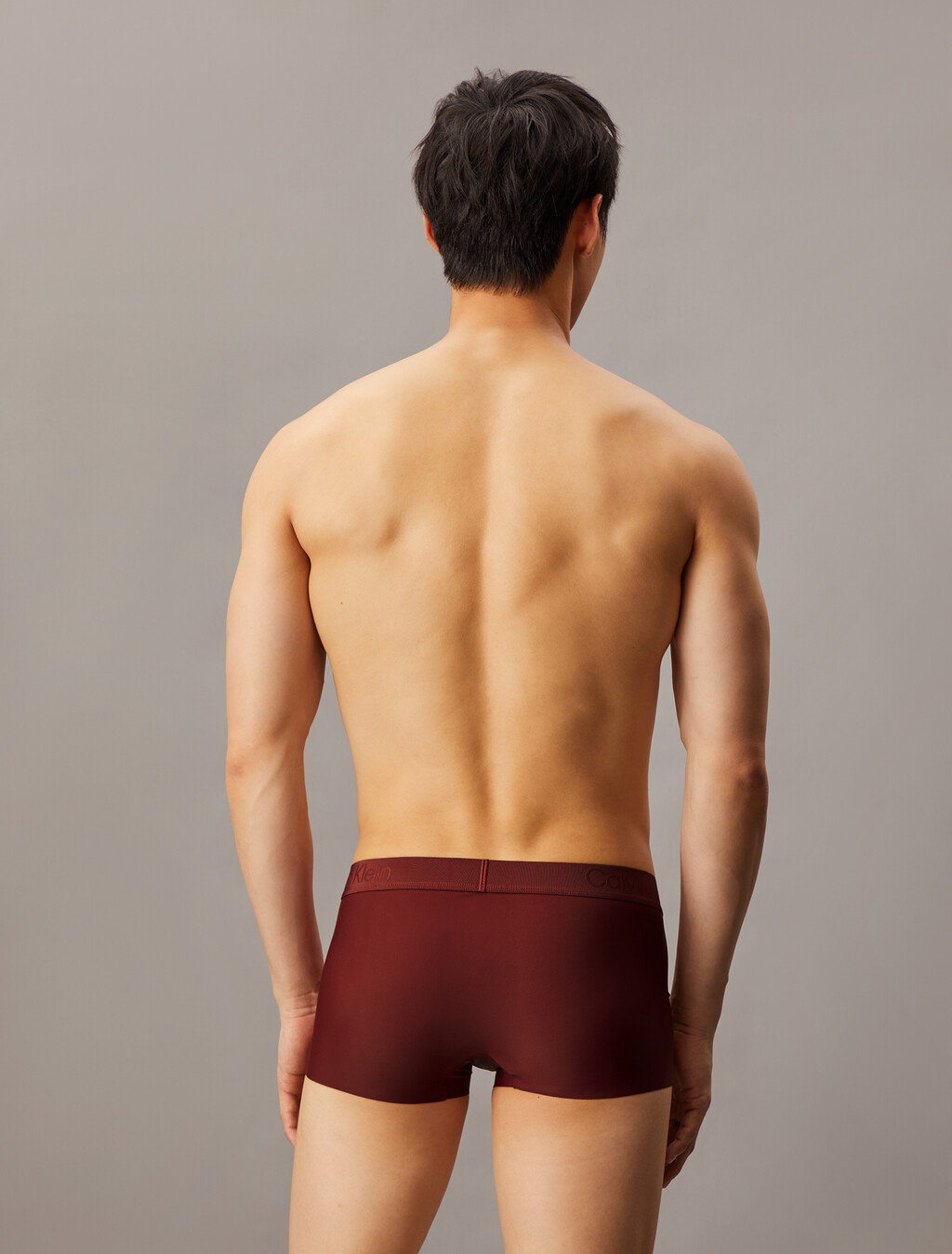 CK Black 低腰平角內褲, RUBY WINE, hi-res