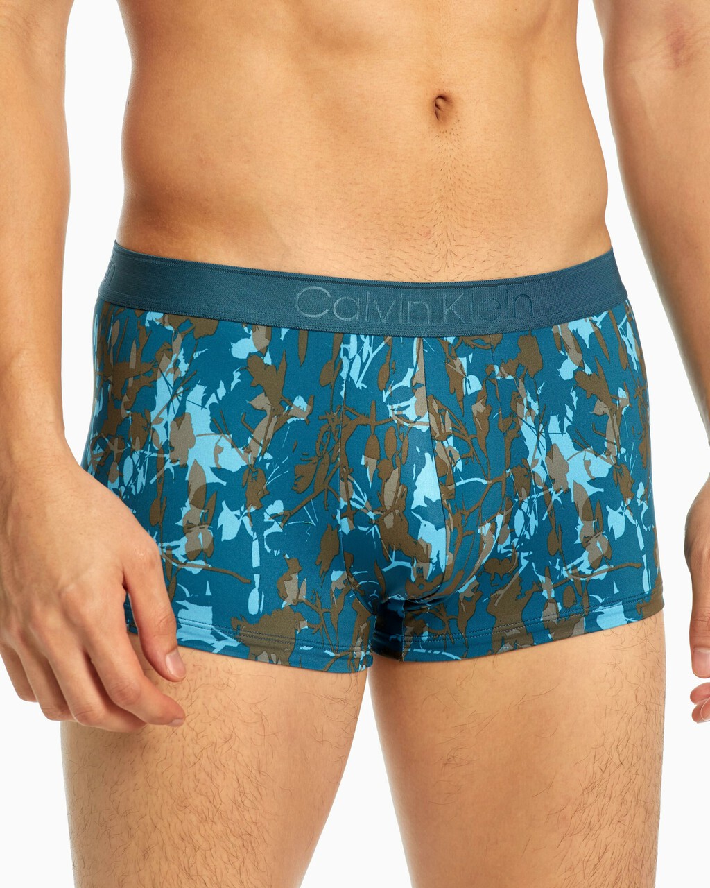 CK BLACK MICRO 低腰貼身四角褲, MIRROR FLORAL SUGARY BLUE, hi-res