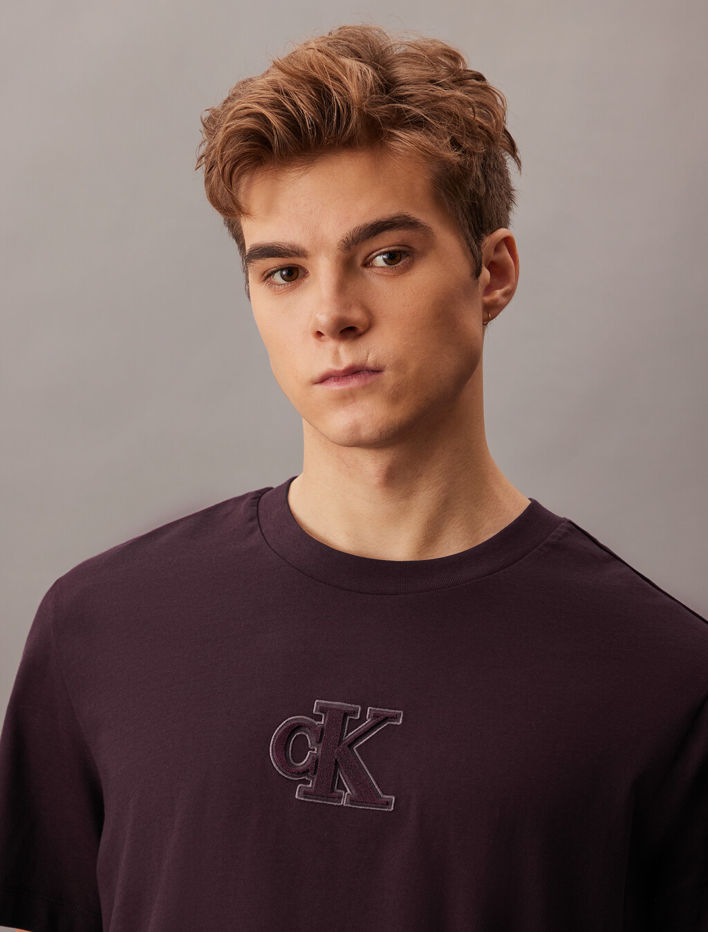 Monogram T-shirt, Passion Plum, hi-res