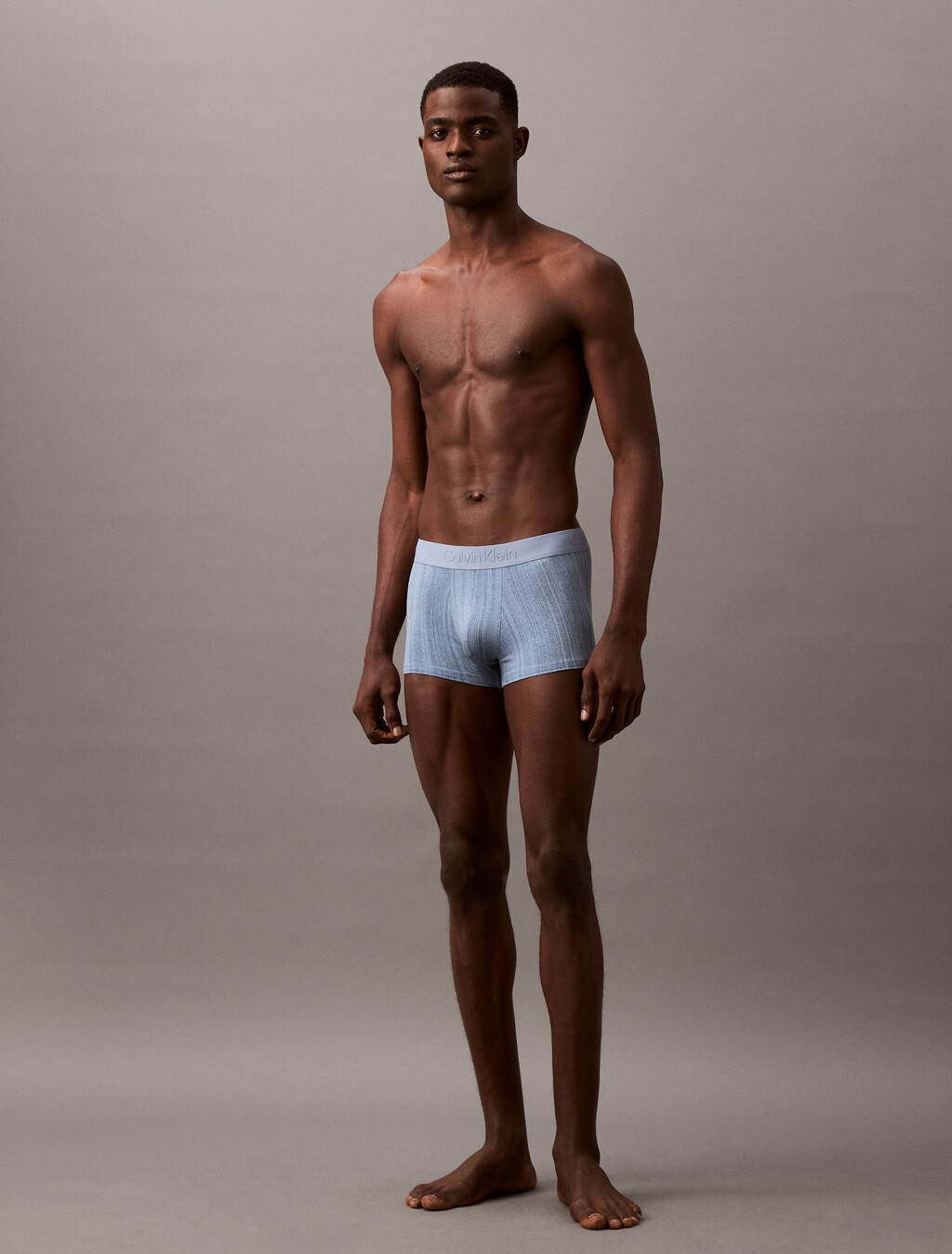 Ultra Soft Modal Trunks, TEXTURED STRIPE_FADED DENIM, hi-res