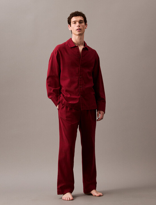 Flannel Sleep Button Down Shirt