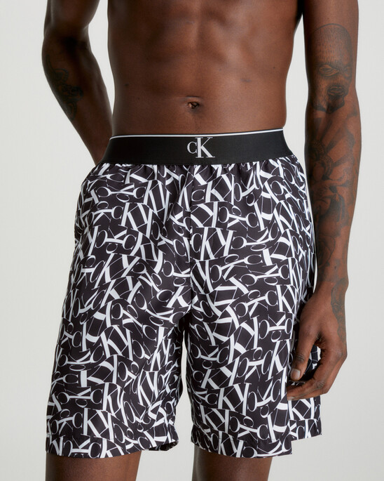 CK MONOGRAM BOARD SHORTS
