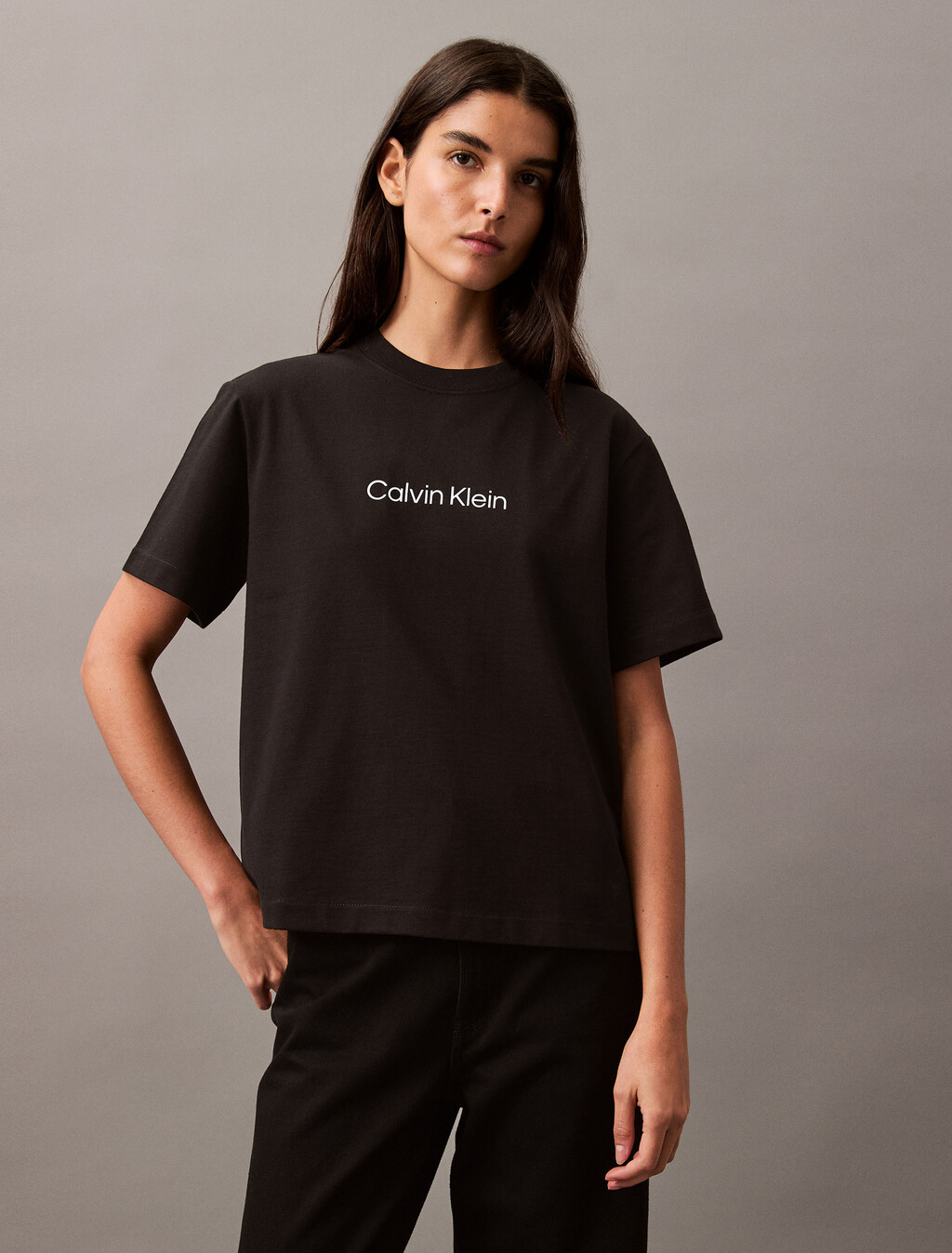 Hero Modern Boxy Tee, Black Beauty, hi-res