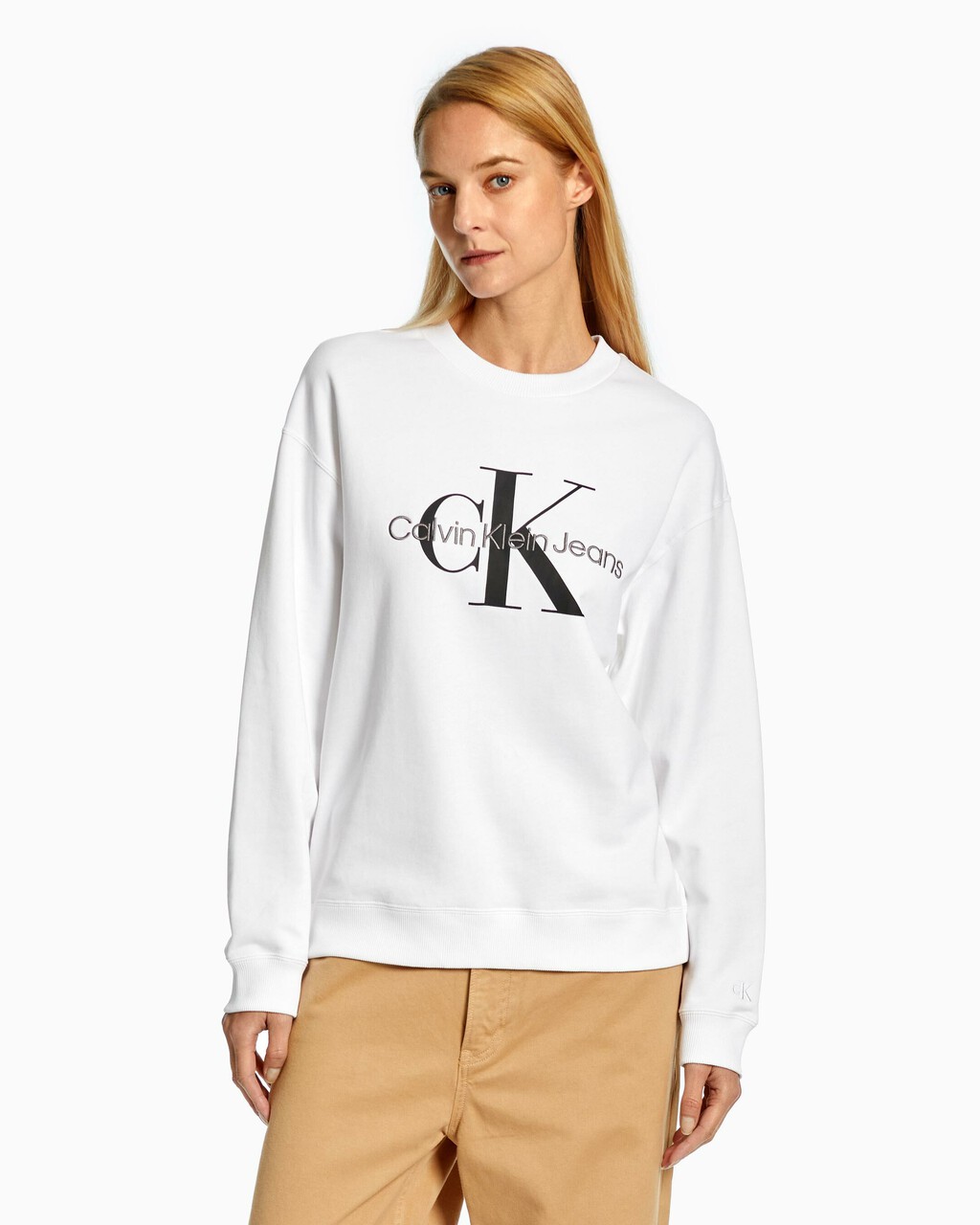 Monogram 運動上衣, Bright White, hi-res