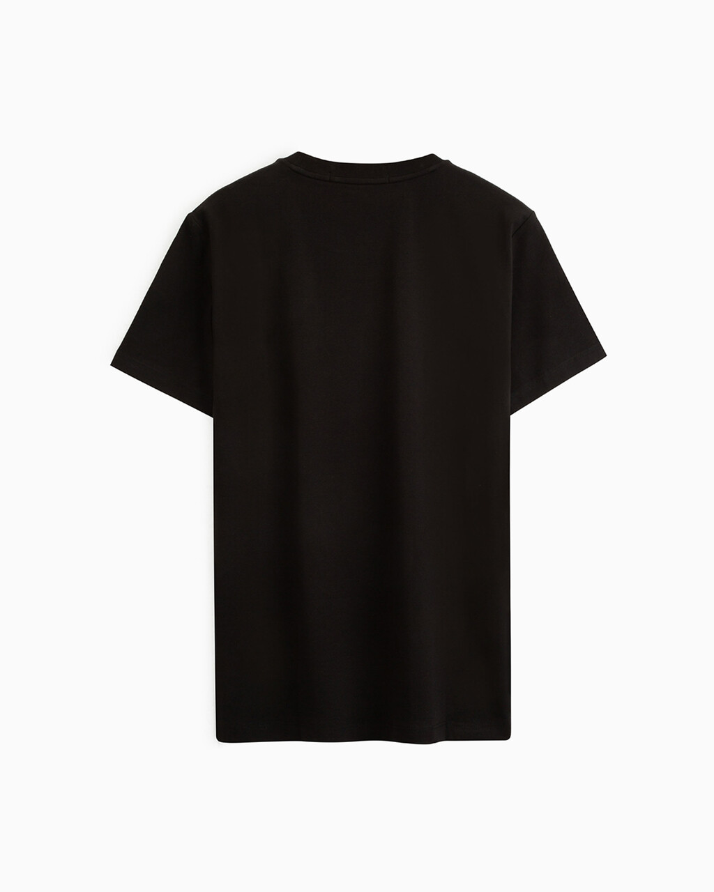 Mid Logo Print Slim Fit Tee, Ck Black, hi-res