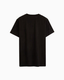 Mid Logo Print Slim Fit Tee, Ck Black, hi-res