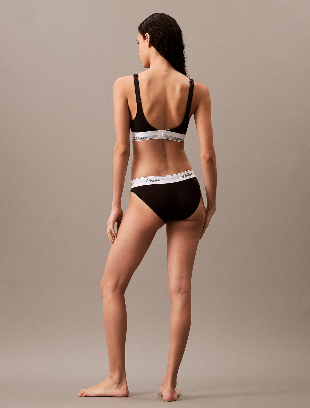 Icon Cotton Lift Bralette, Black, hi-res