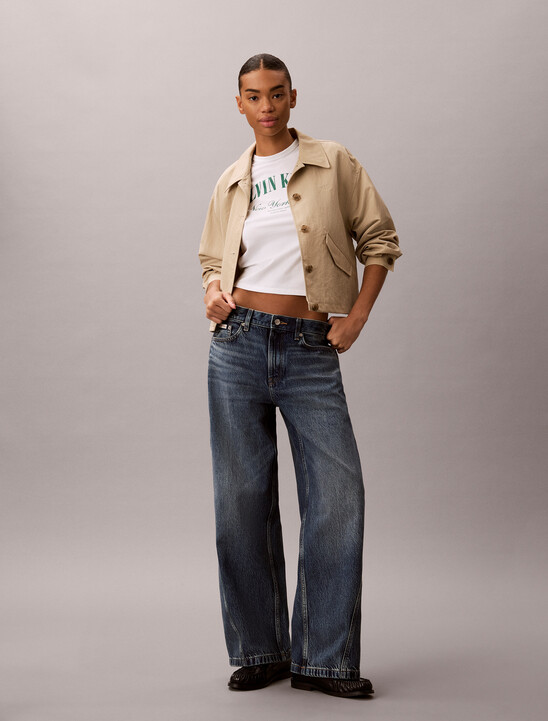 Twisted Low Rise Baggy Jeans