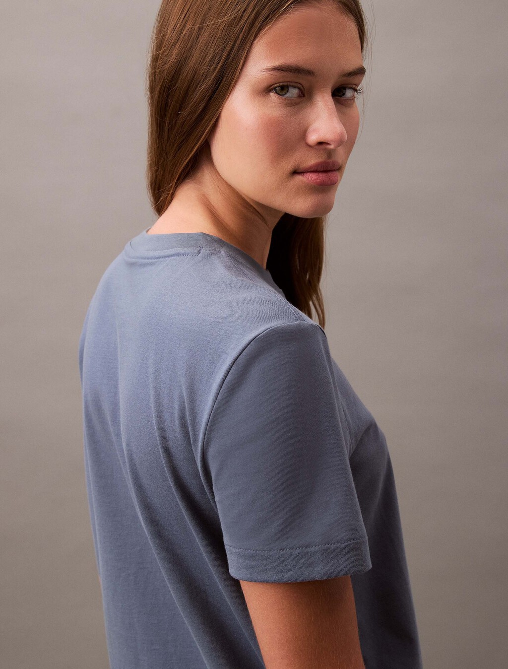 Classic Slim Tee, China Blue, hi-res