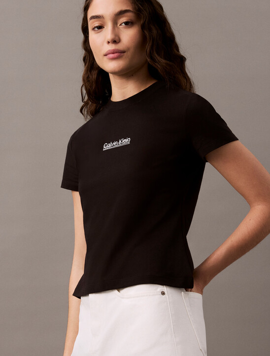 Calvin Klein Foil Print Slim Tee