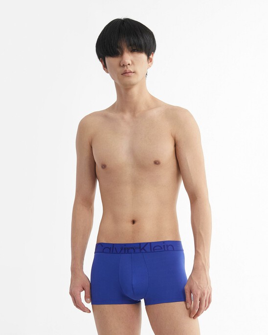 Embossed Icon Microfiber Low Rise Trunks