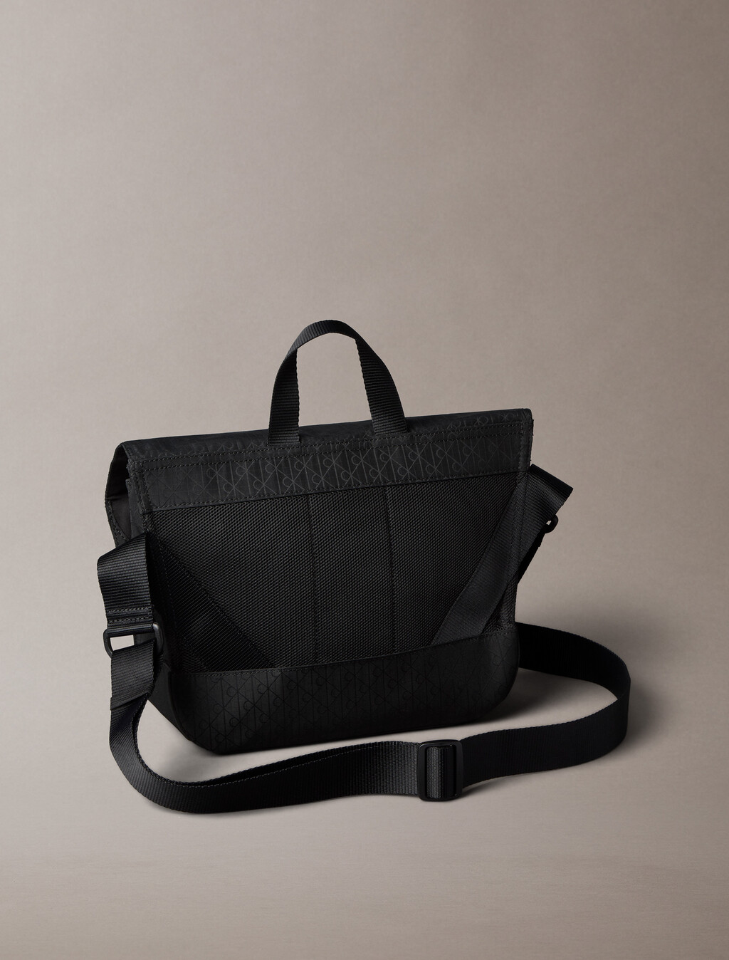 Utility Emblem Messenger Bag, Black, hi-res