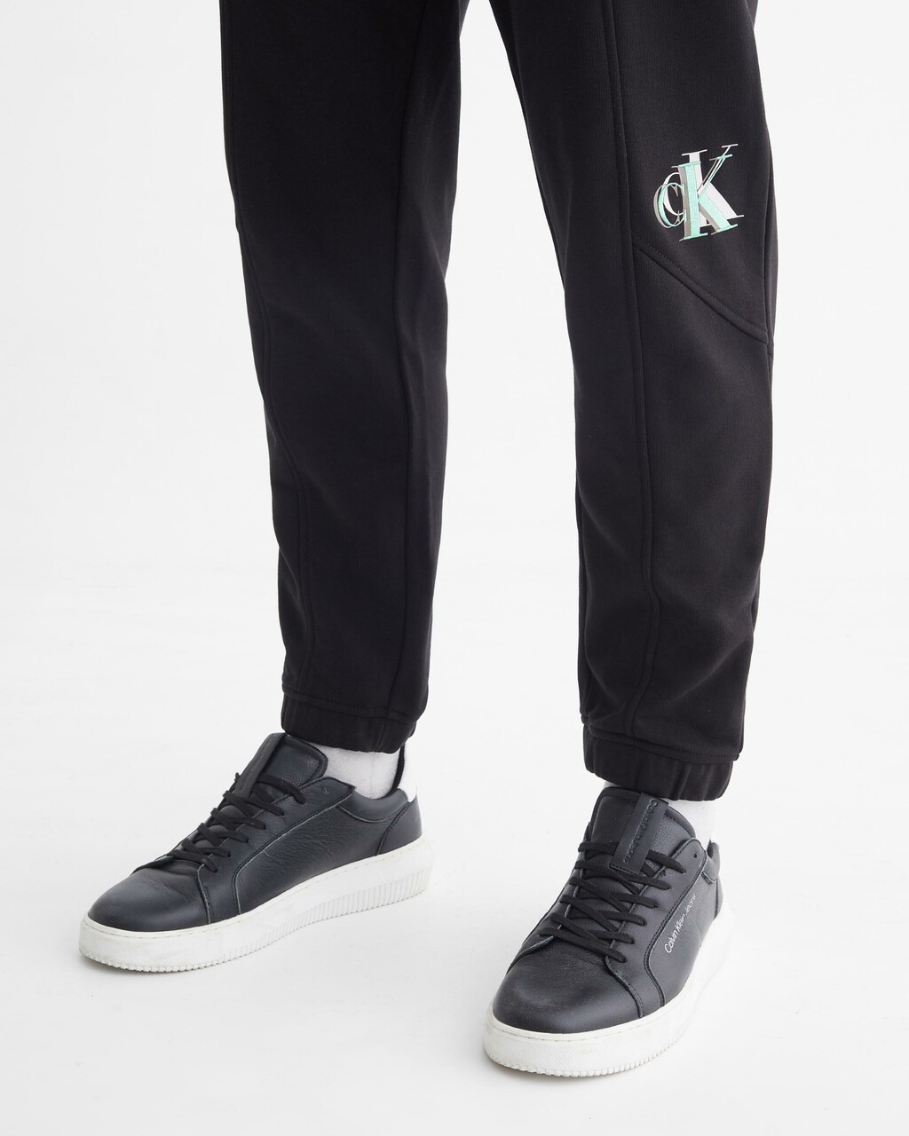 INFINITE COOL MONOGRAM 運動褲, Ck Black, hi-res