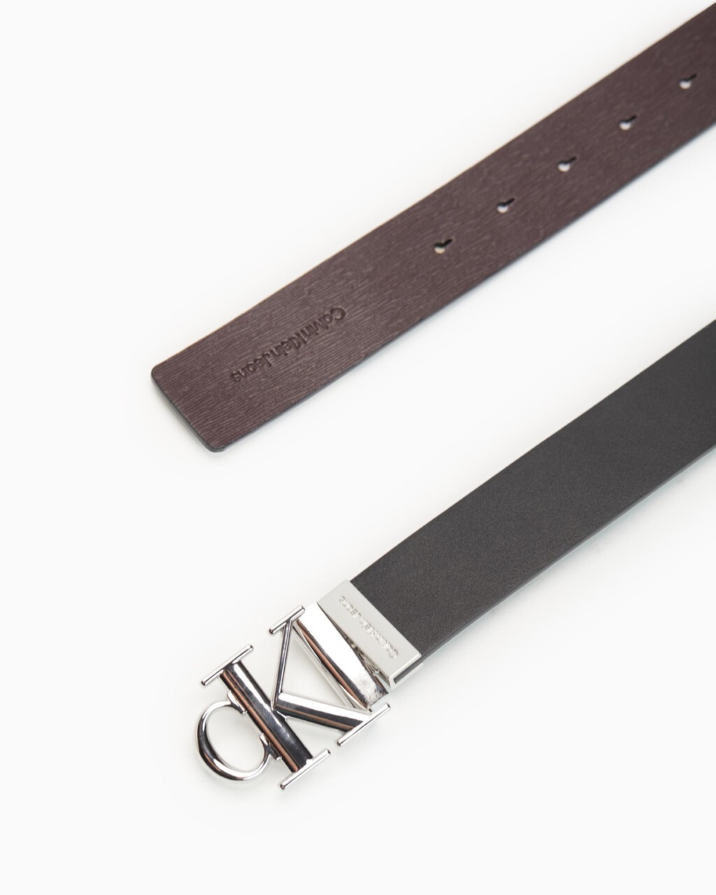 Monogram Plaque Reversible Belt 3.5Cm, BLK/BITTER TEX, hi-res