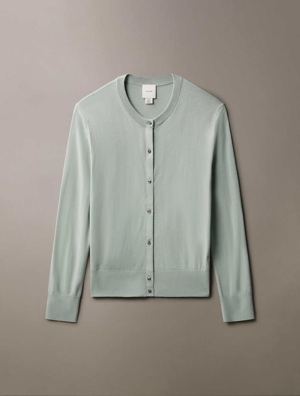 Tech Merino Cardigan, Slate Gray, hi-res