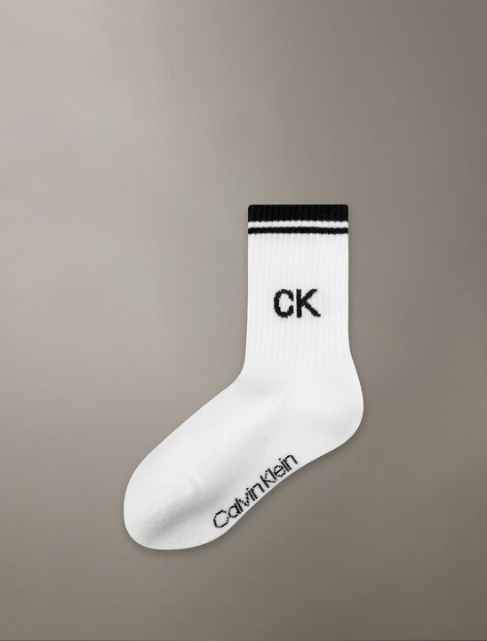 CK Ribbed Crew Sock