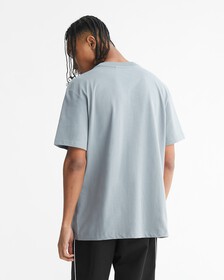 MONOGRAM 壓花寬鬆 T 裇, Overcast Grey, hi-res